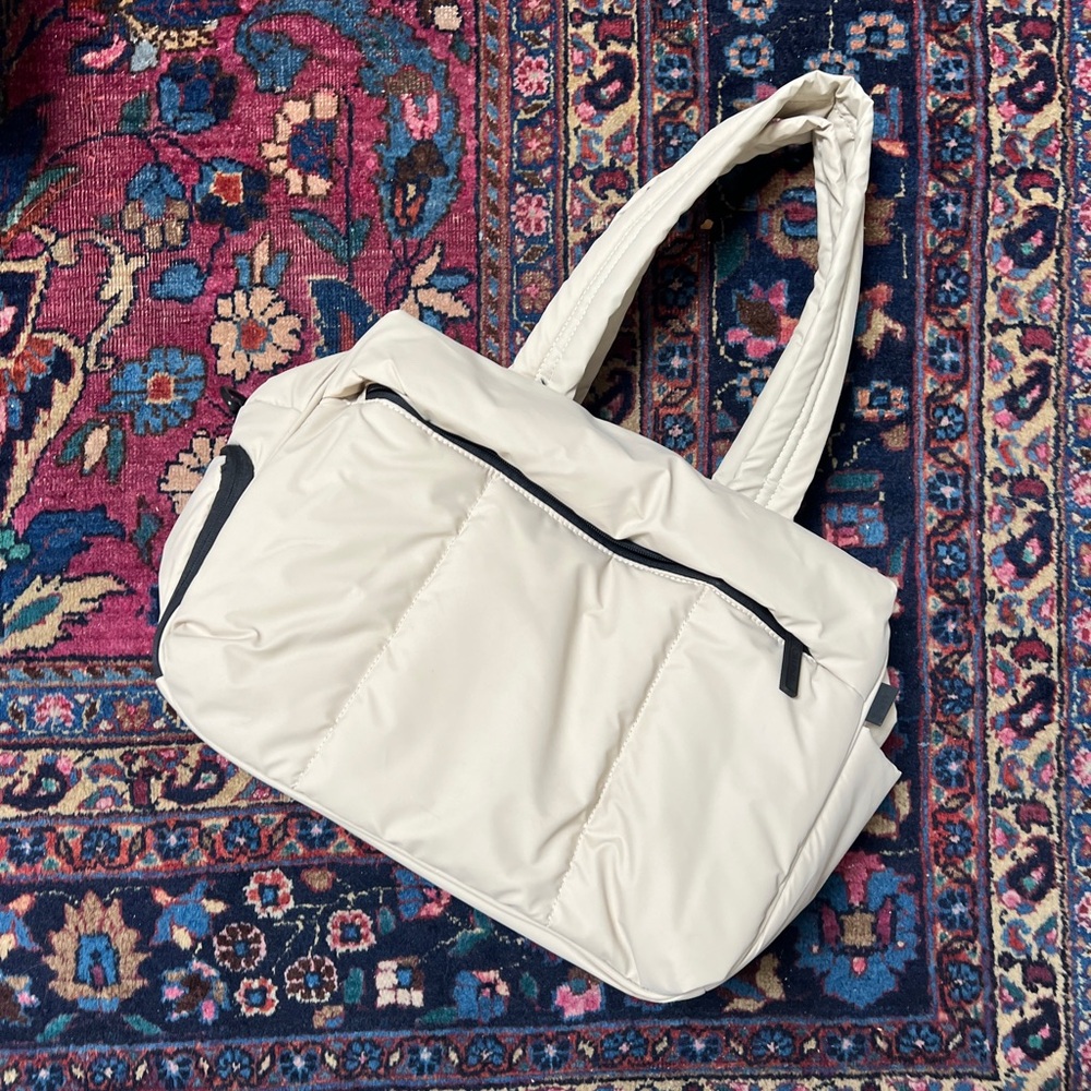 Calpak Luka Duffel Bag Oatmeal EUC